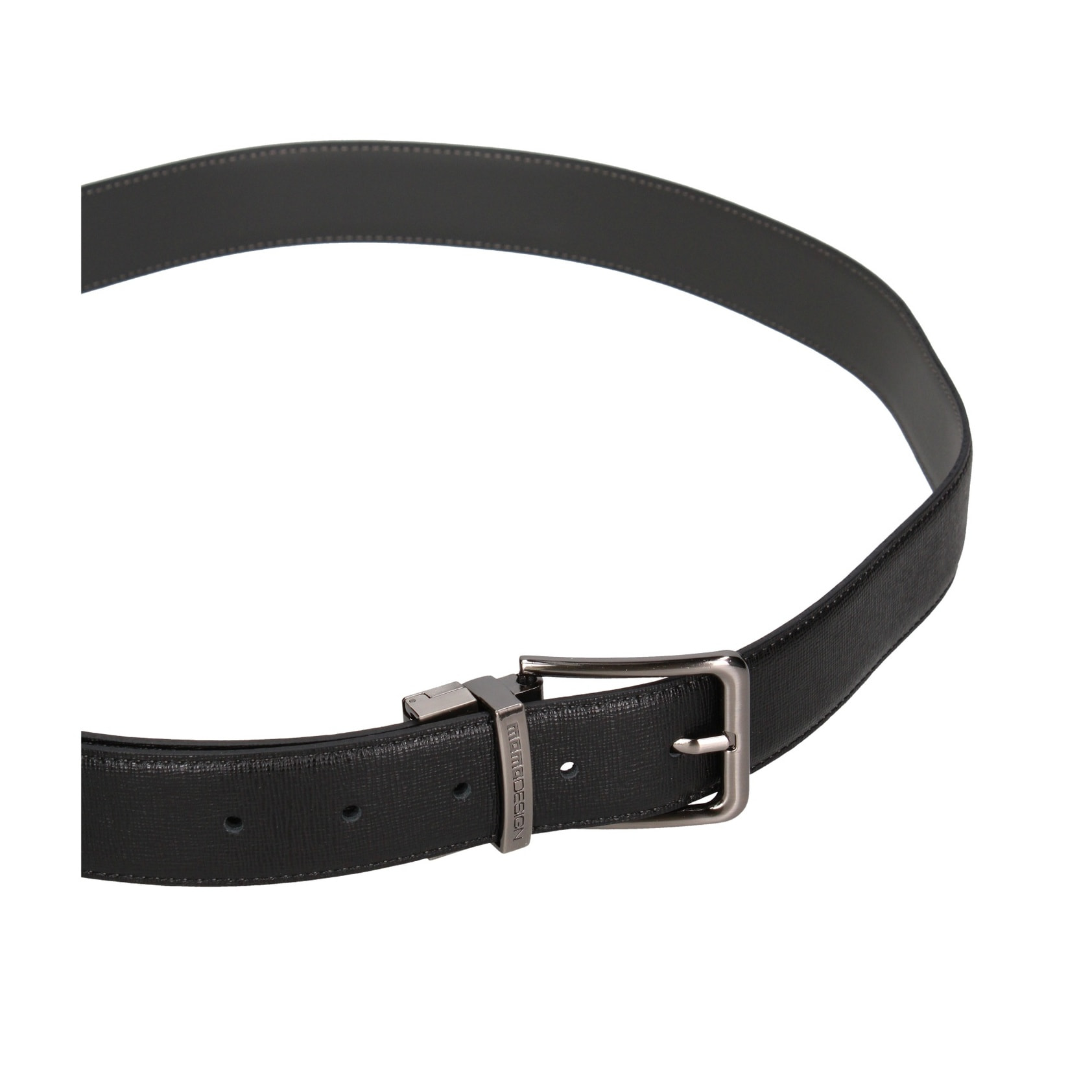 Cintura da uomo in vera pelle Made in Italy - Modello Adrien - 100 cm