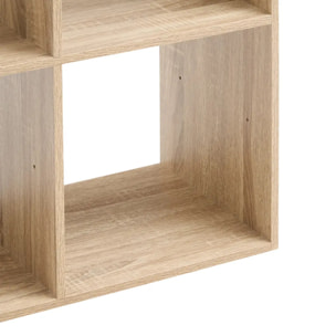 Étagère 4 cases "Mix N' Modul" effet chêne naturel
