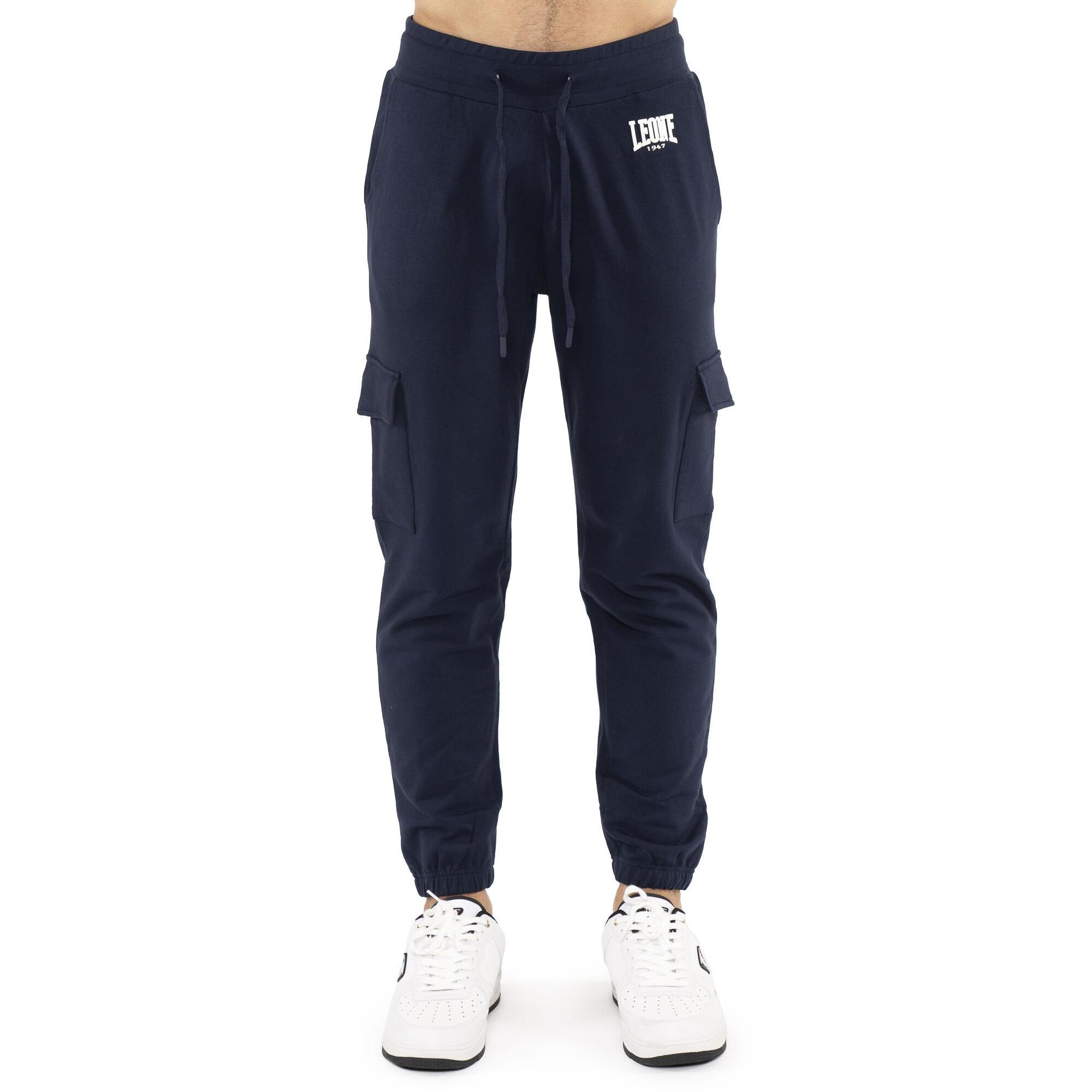 Pantalone cargo da uomo con logo piccolo "Basic"