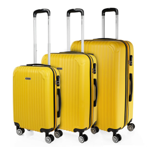 Maleta Itaca Sevron Set De 3 Unidades Amarillo