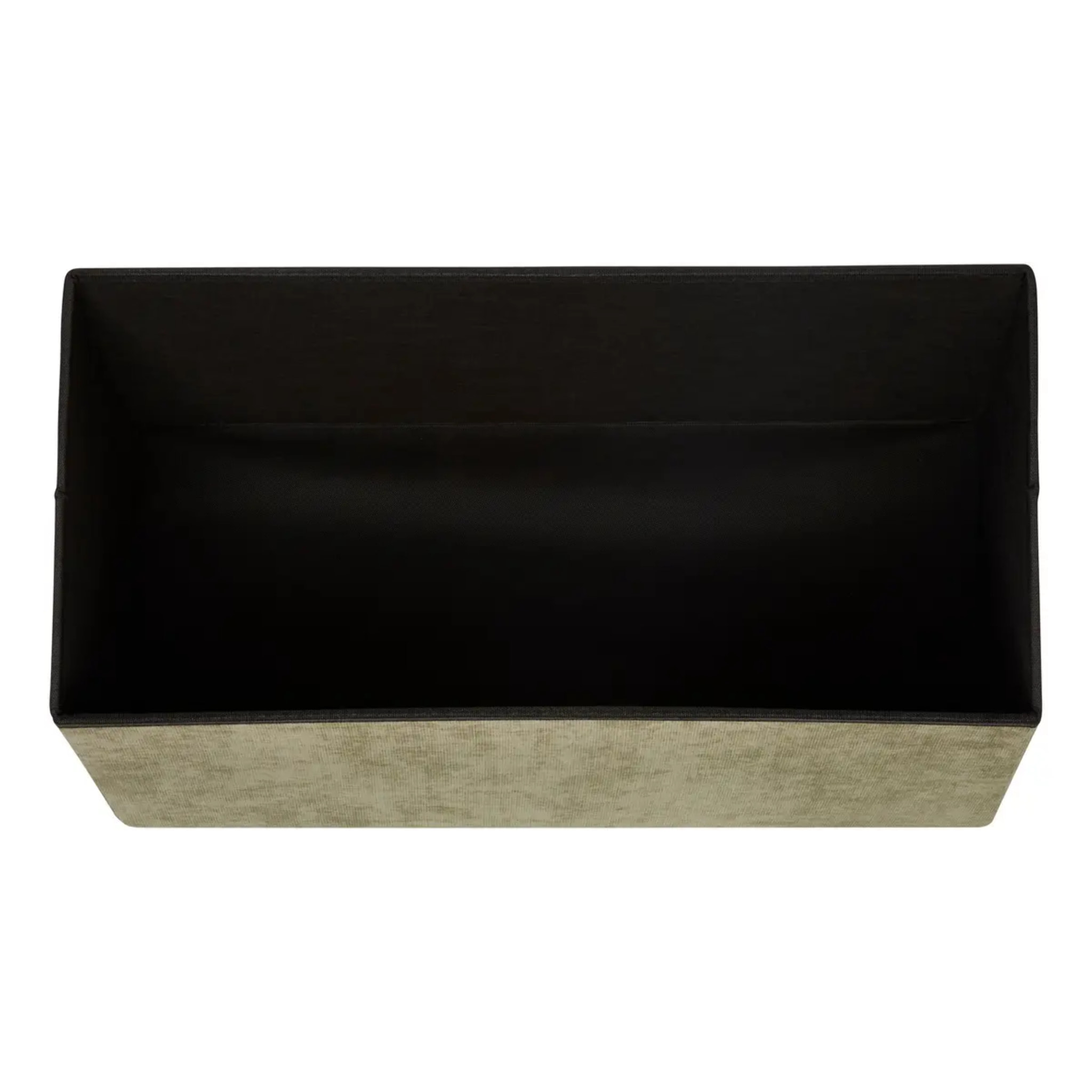 Pouf pliant double Lysandre 76x38cm vert cedre