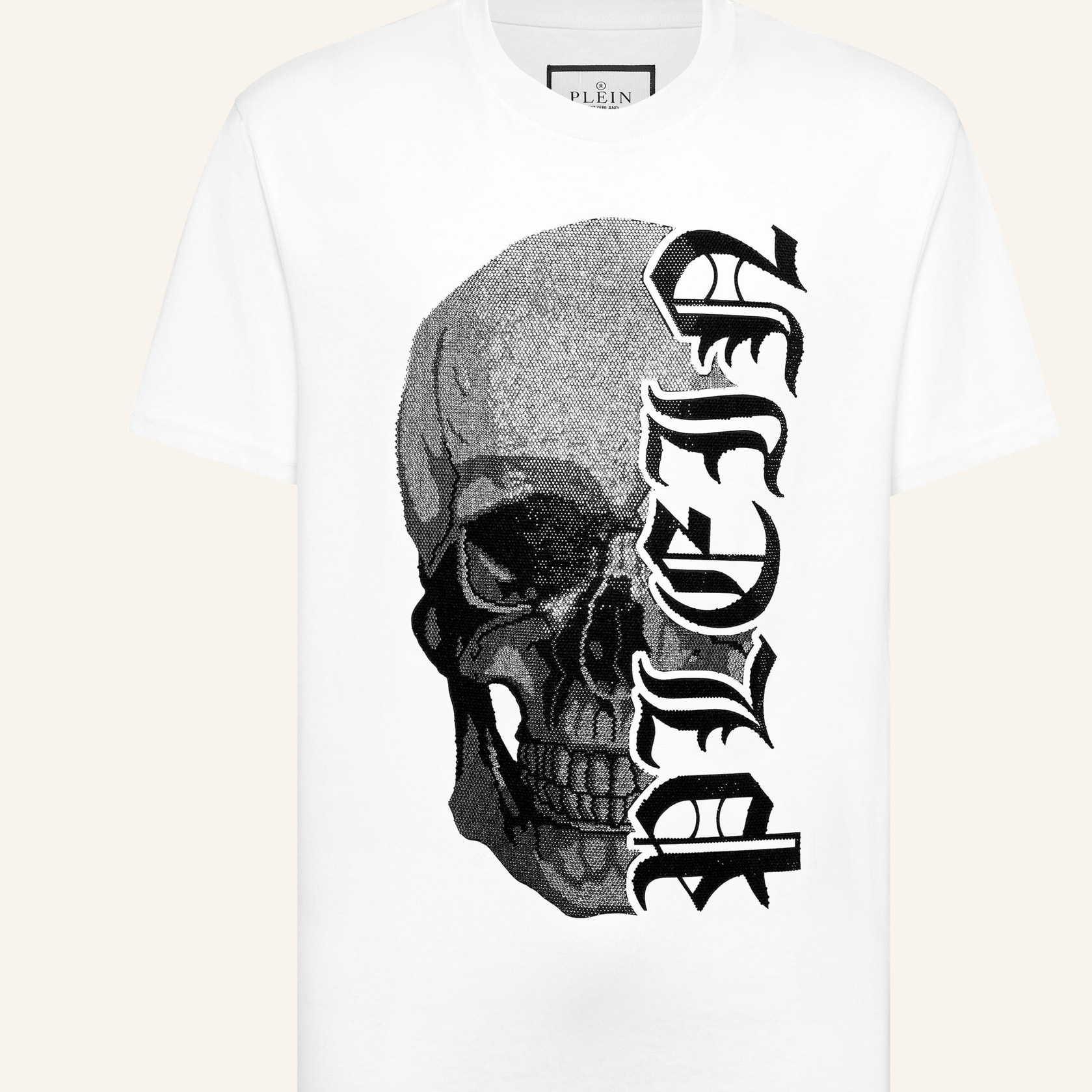 PHILIPP PLEIN Maglietta girocollo Ss GOTHIC PLEIN