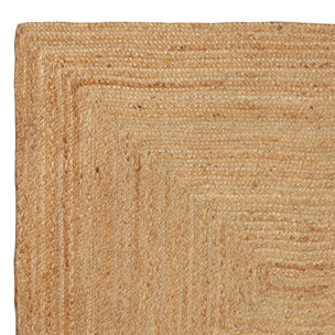 Tapis rectangulaire en jute naturel 180x120 cm - Marley