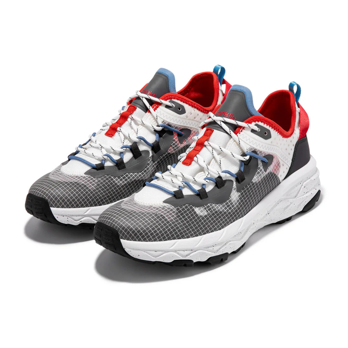 Zapatillas Deportivas Trail Hombre Peak Gris / Rojo D.Franklin