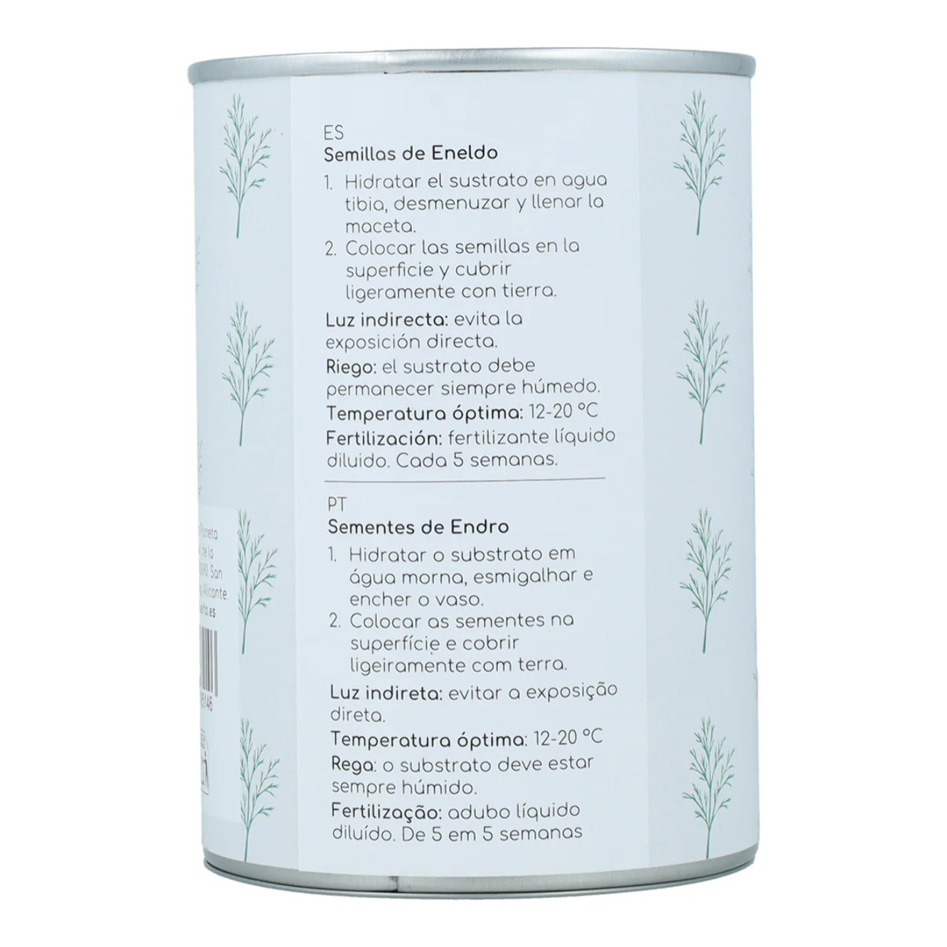 Kit de cultivo aromáticas Eneldo Planeta Huerto