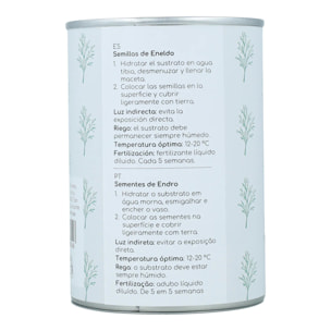 Kit de cultivo aromáticas Eneldo Planeta Huerto