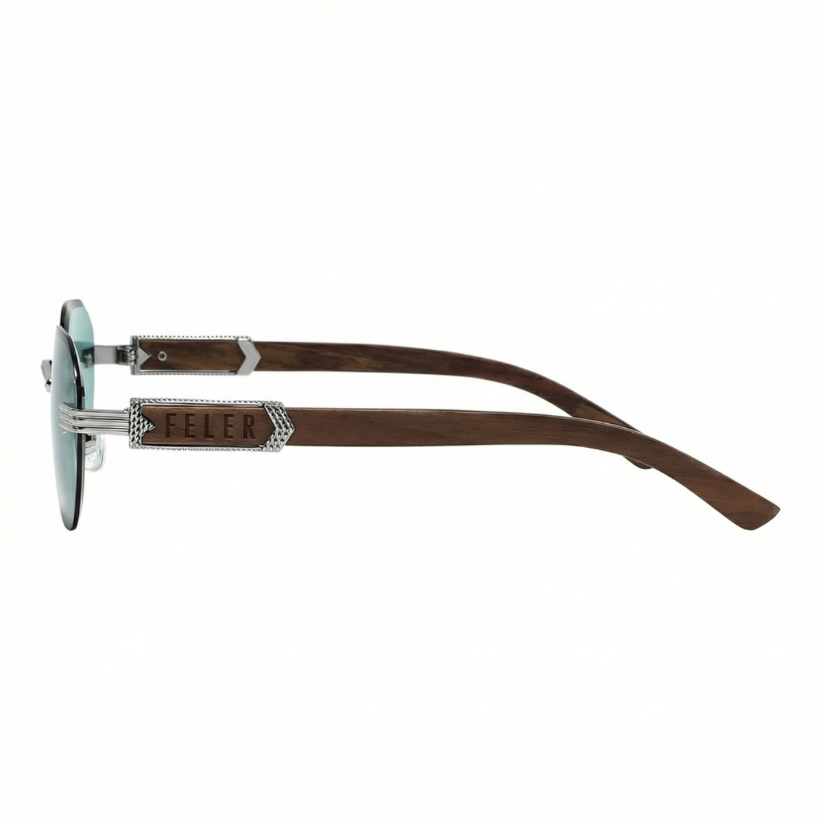Gafas de Sol Feler 1813-3 Polarizadas de Madera Unisex 56 mm