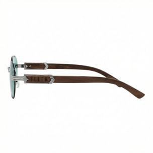 Gafas de Sol Feler 1813-3 Polarizadas de Madera Unisex 56 mm