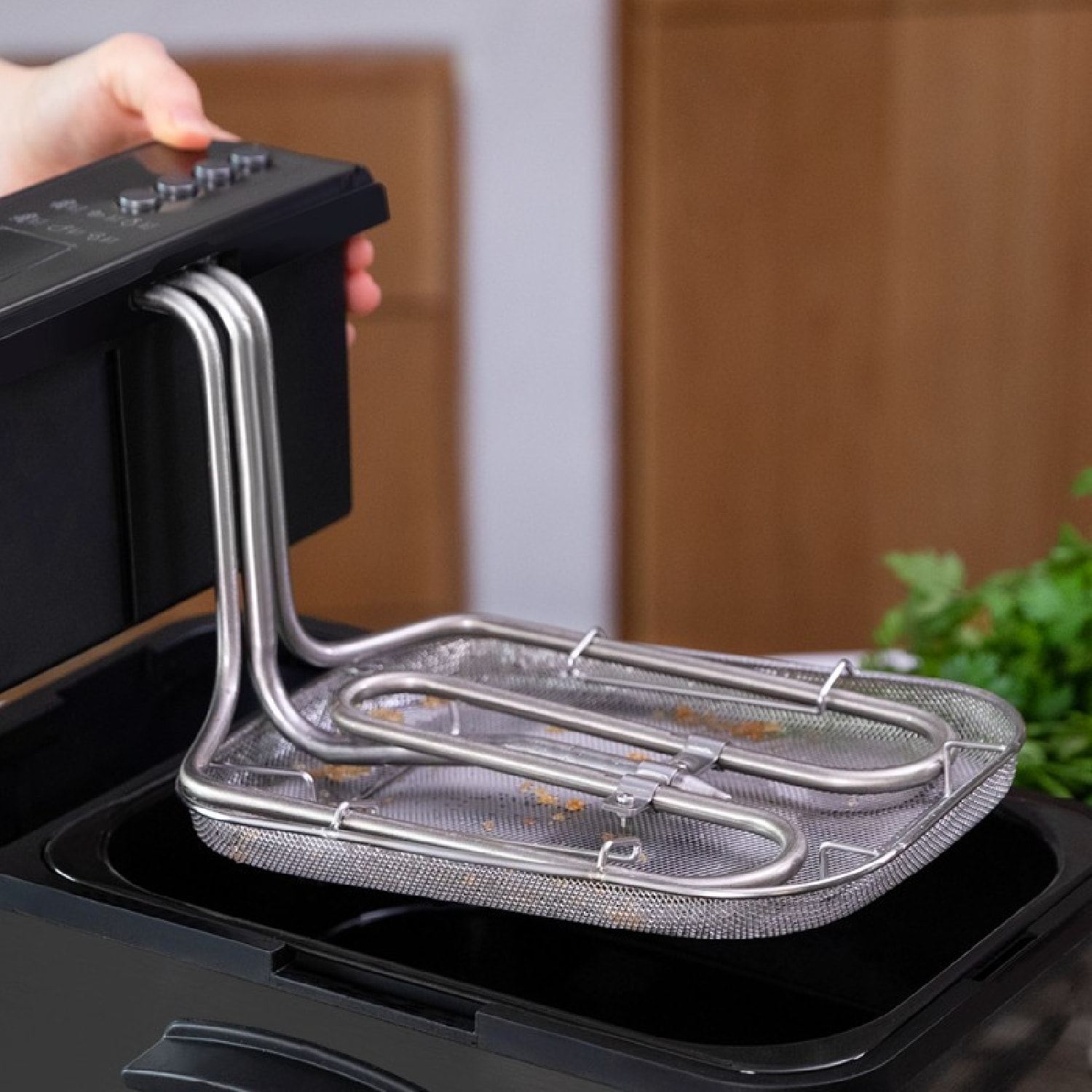 Cecotec Friteuse avec huile CleanFry Luxury 3000 Dark