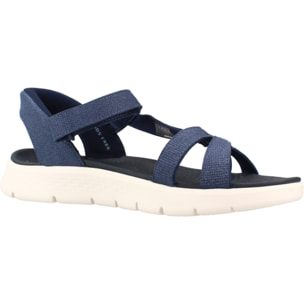 Sandalias Mujer Slip-ins  Go Walk Flex Azul