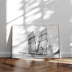 Tableau bateau Voilier la Granvillaise Tableau alu Dibond
