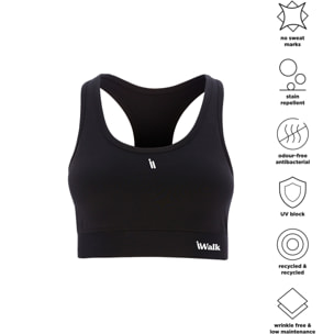 Sujetador deportivo para mujer iWalk PowerFit Bra - Negro