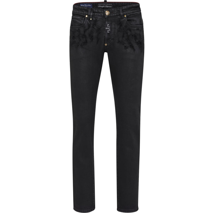PHILIPP PLEIN Vaqueros de corte recto