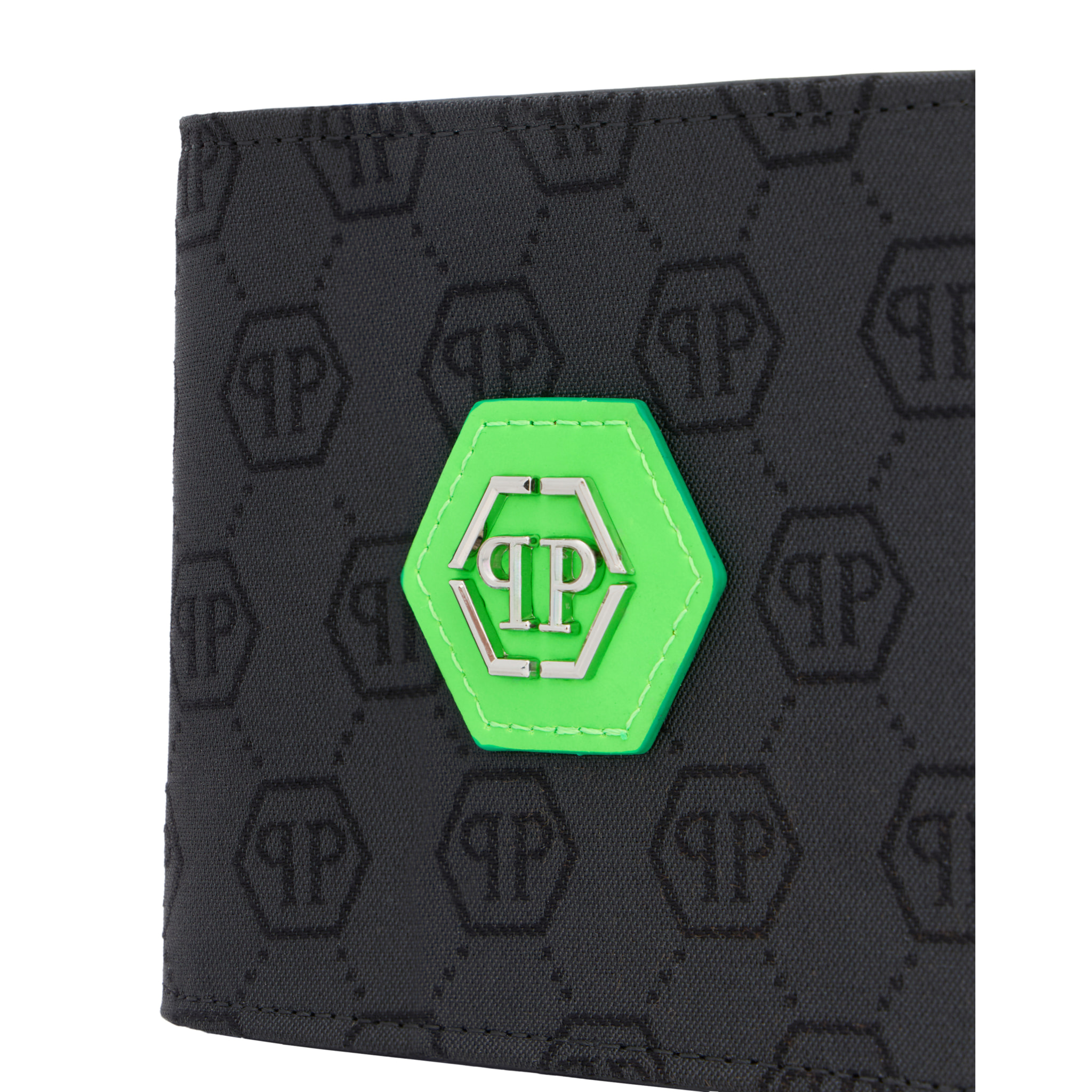 PHILIPP PLEIN French Wallet Jacquard Monogram