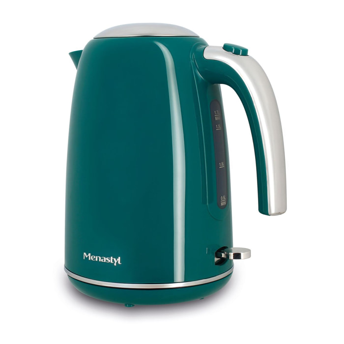 Bouilloire en acier inoxydable 1,7L bleu canard RETRO