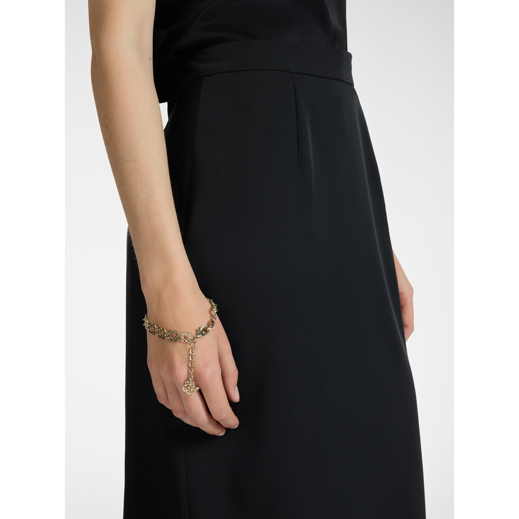 Elena Mirò - Gonna in tessuto stretch - Nero