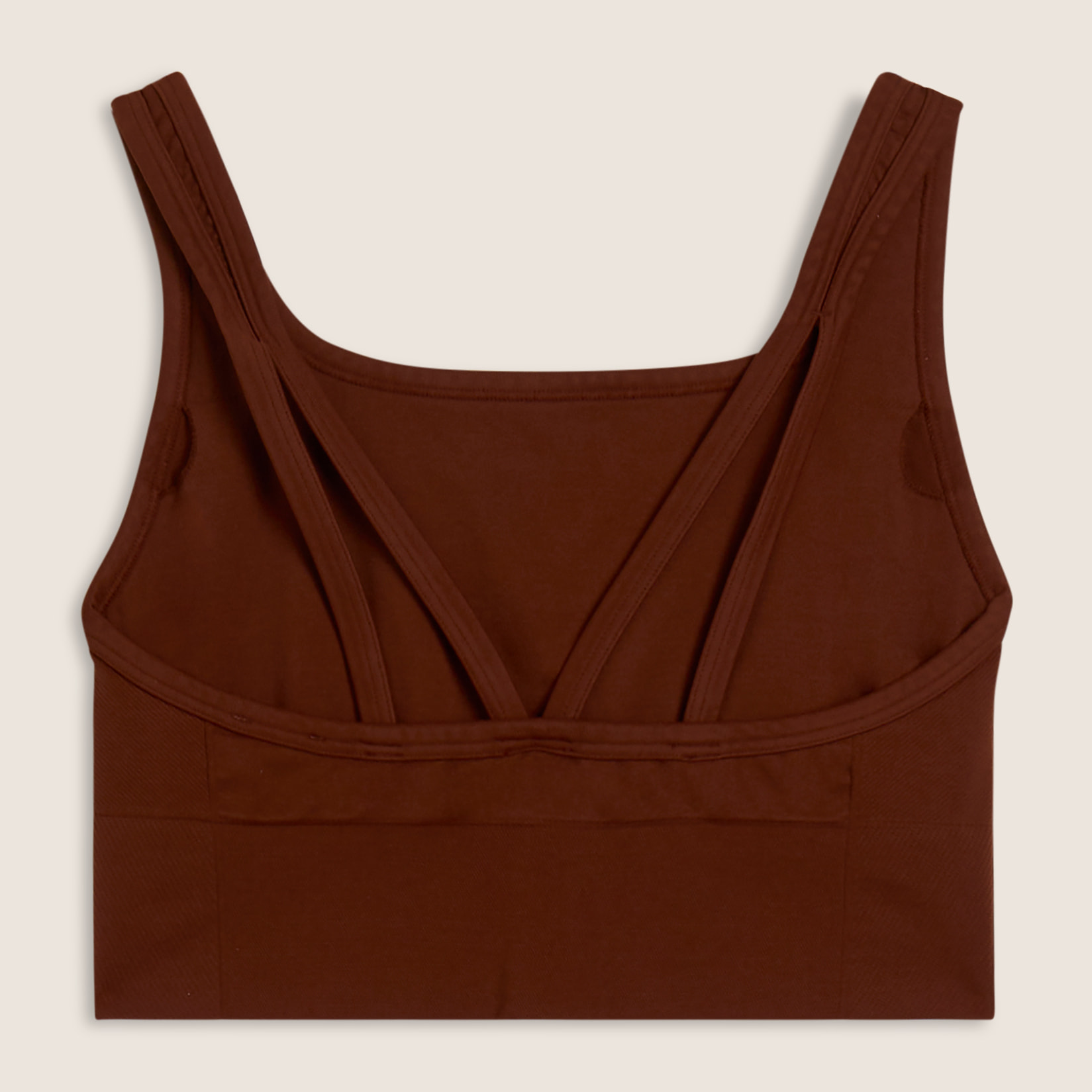 Top sportivo seamless supporto medio con inserti a costine