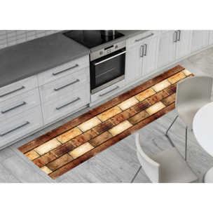 Tappeto Passatoia Corsia Cucina Ingresso Antimacchia Disegno Tassello 3264