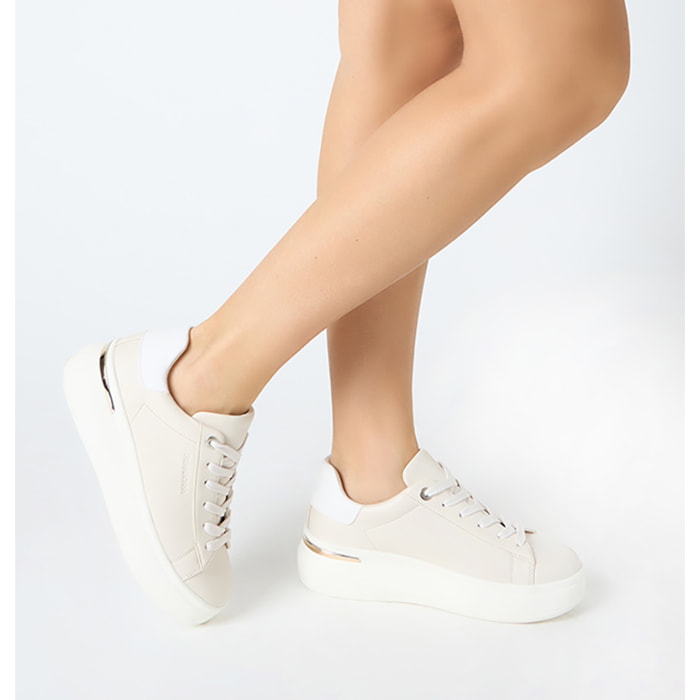 Sneakers donna beige