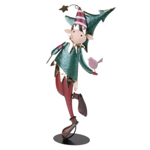 Folletto natale - Pezzi 1 - 30xH62x12cm - Bianchi Dino SpA