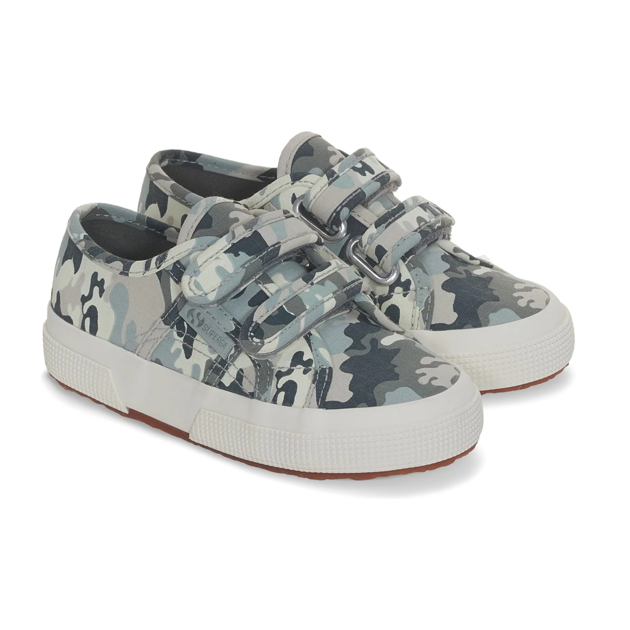 Le Superga Bambino/A Grigio 2750 KIDS STRAPS CAMO RIPSTOP