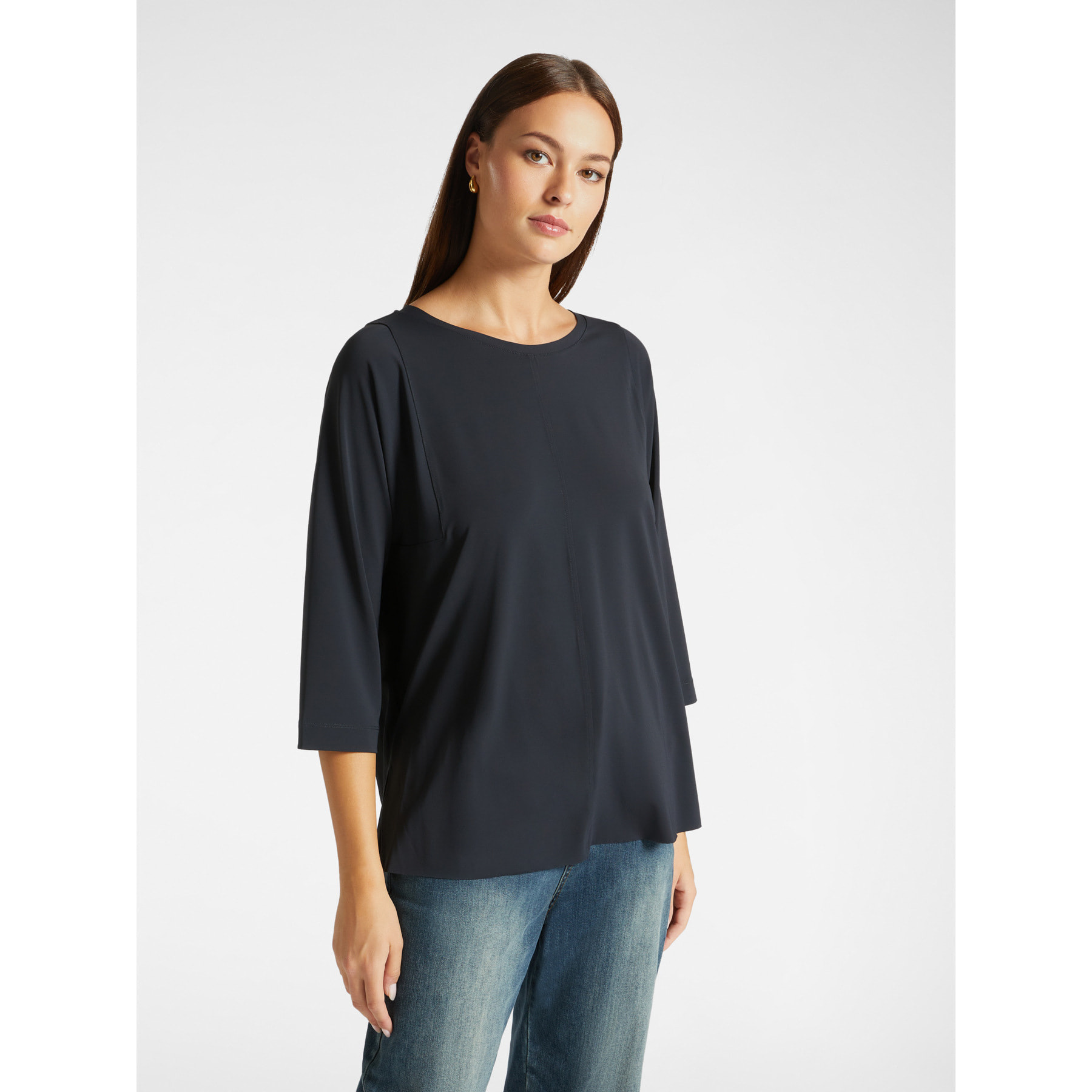 Elena Mirò - Camiseta loose fit - Azul