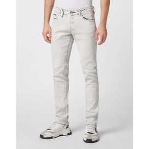 PHILIPP PLEIN Vaqueros de corte recto SKULL&BONES