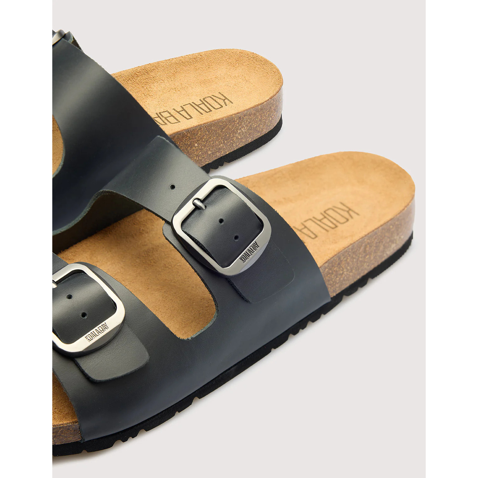 Sandalia Bio Piel Azul Marino - Cherokee