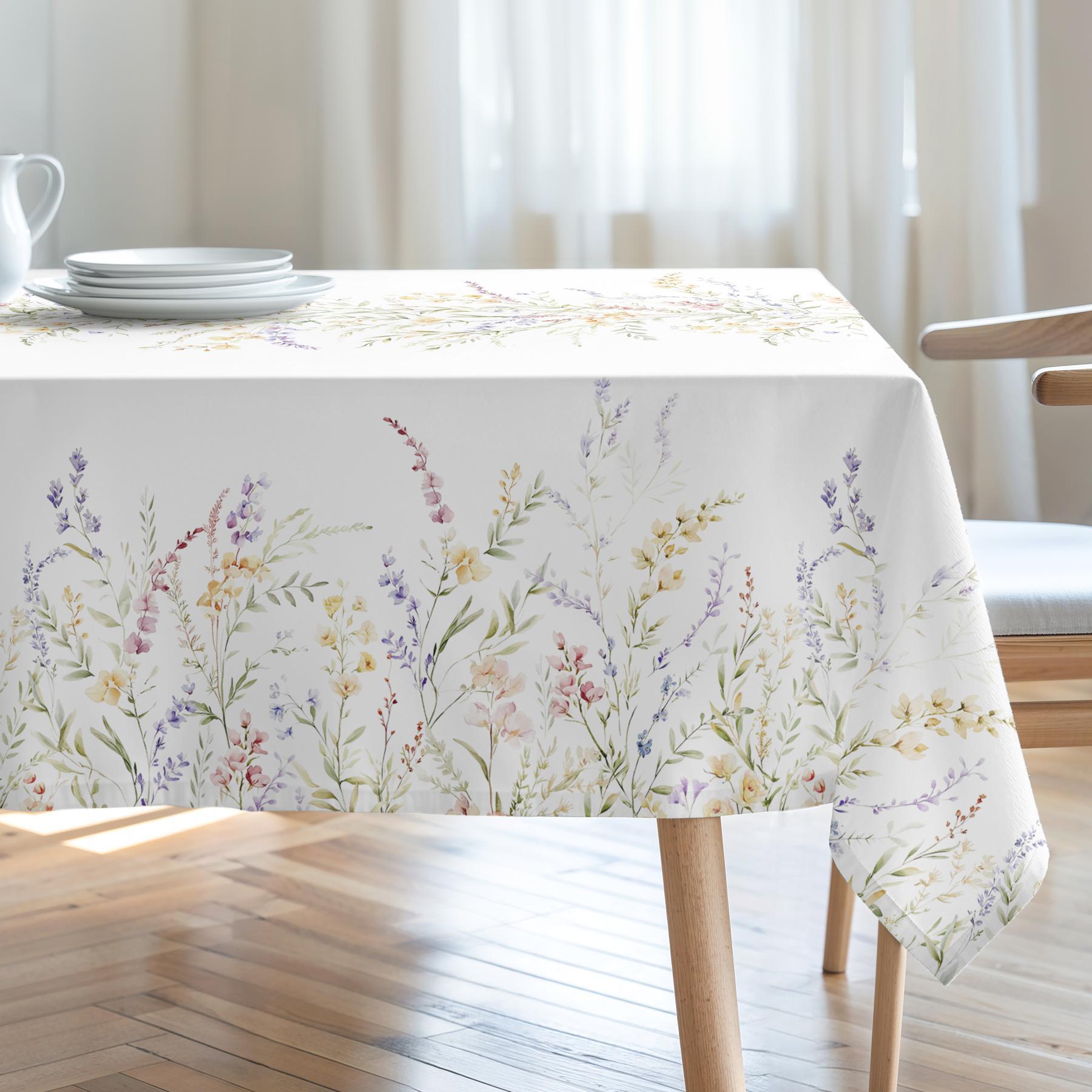 Nappe imprimée anti-tâches BRIANA MULTICOLORE