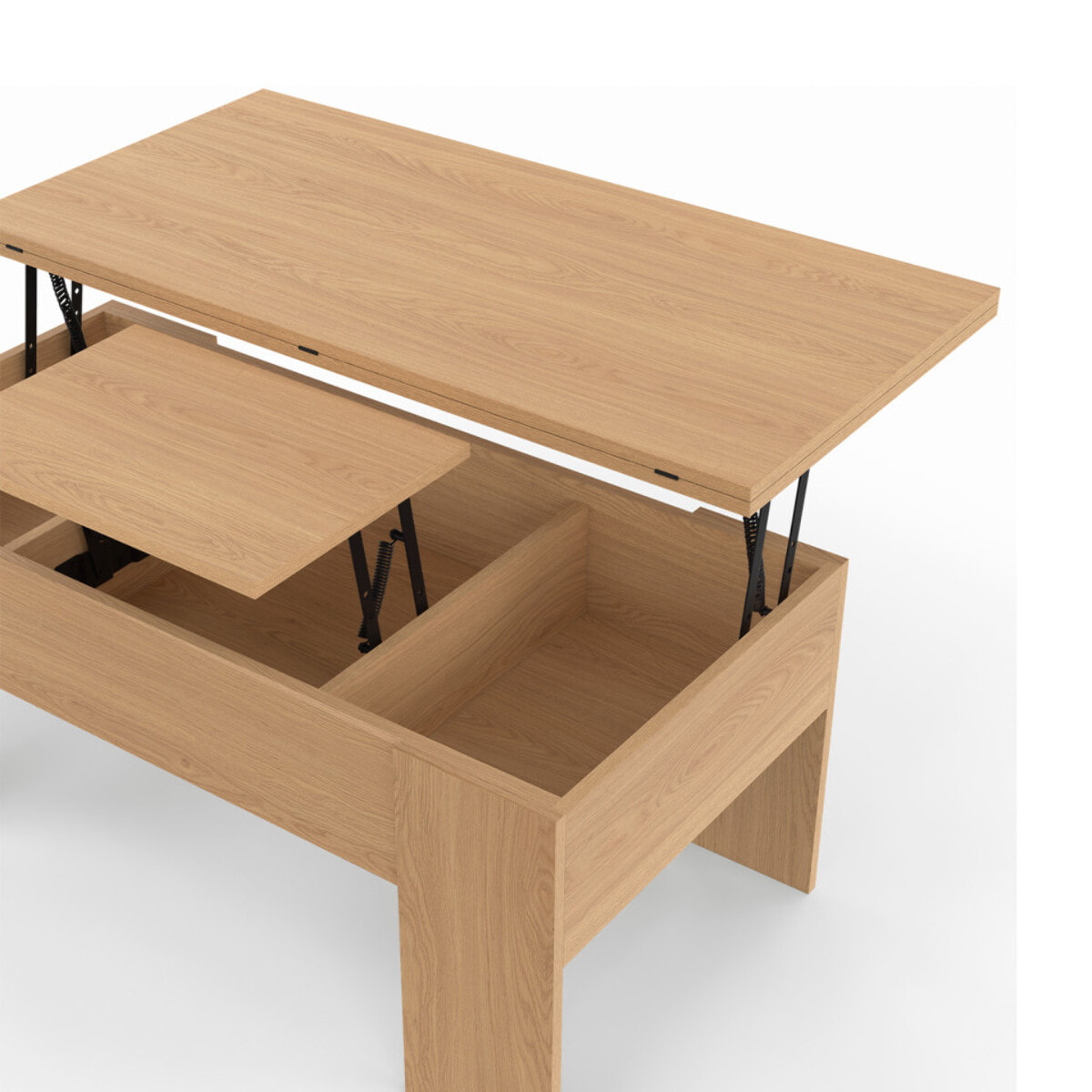 Table basse Albane relevable et dépliante