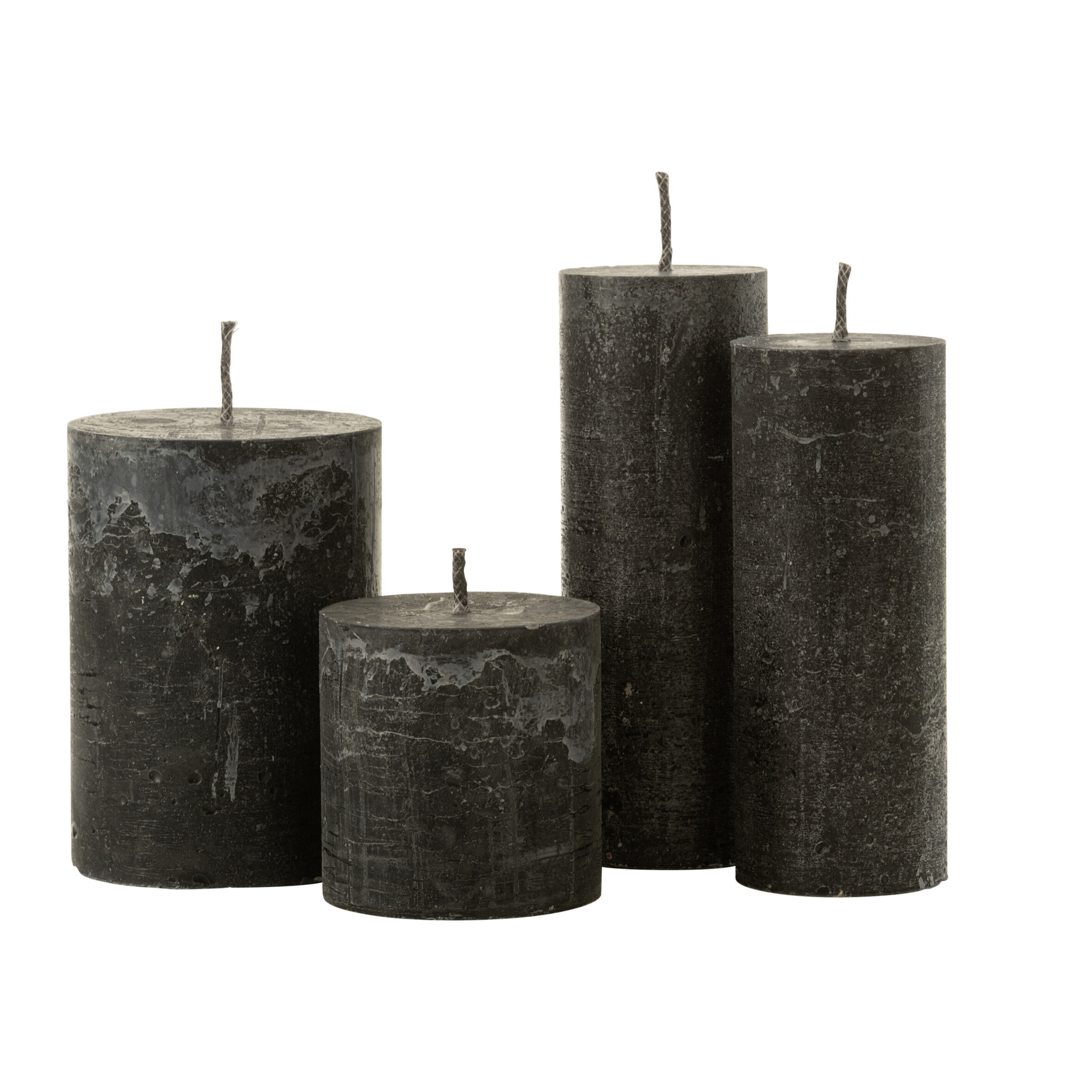 PORTE-BOUGIE PILIER NOIR Moderne Pièce Maîtresse De Table élégante (60