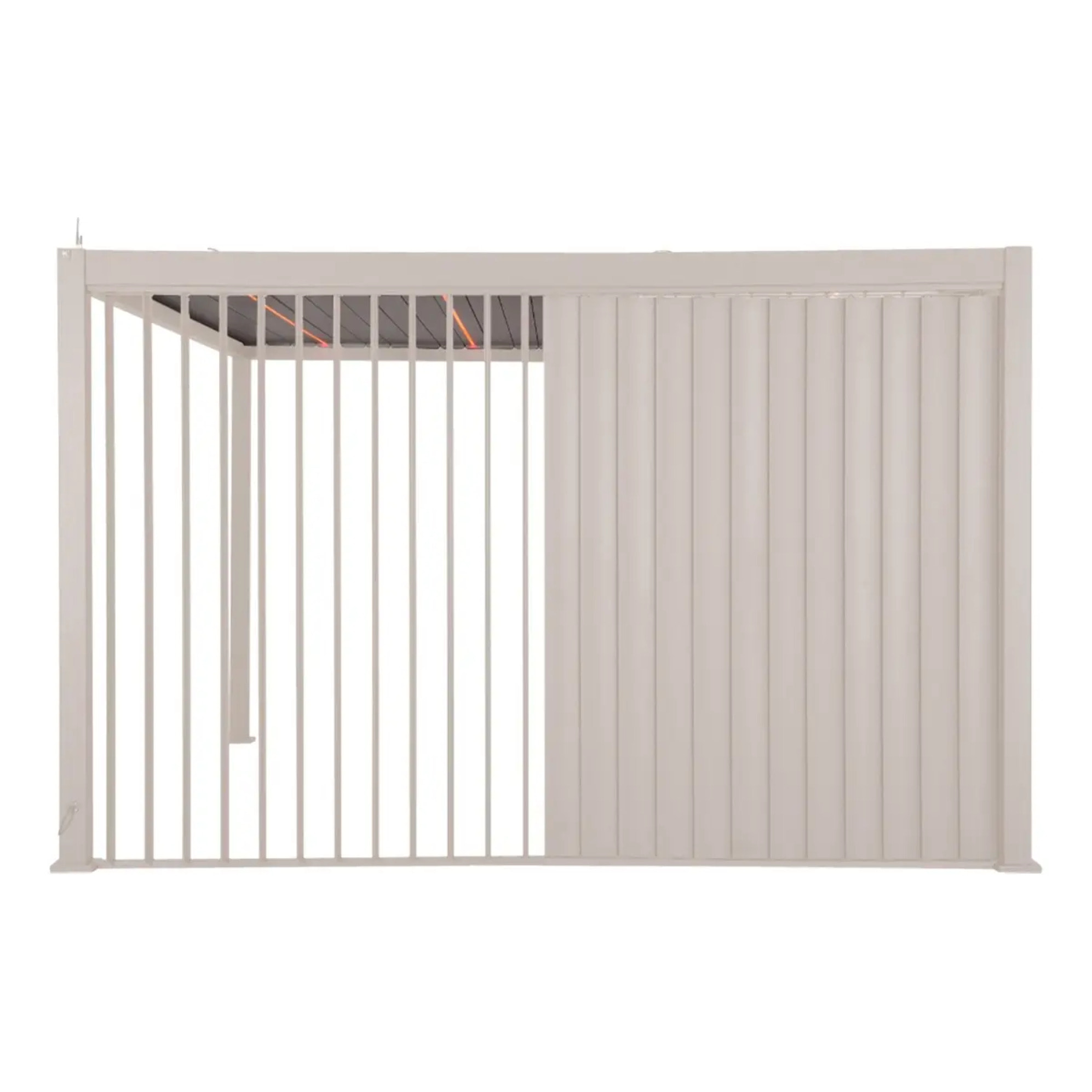 Persienne pour pergola Evora 3m argile