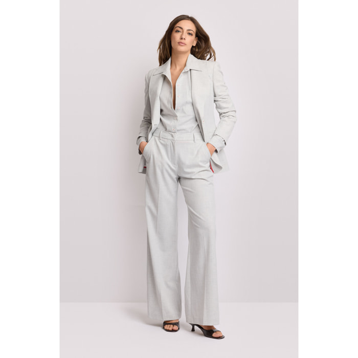 Kocca - Pantaloni sartoriali wide-leg Donna, Tinta unita