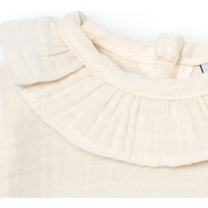 Body bebé manga larga cuello bambula