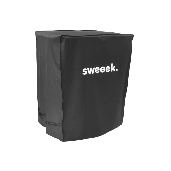 Housse universelle de protection noire pour barbecue L 80 x D 78 x H 100 cm - Taille S