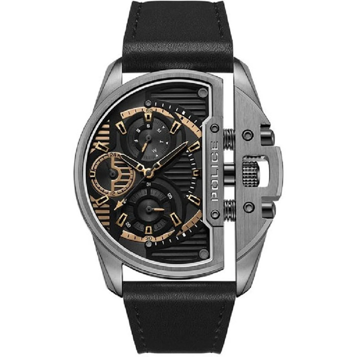 Reloj Police PEWJF2203601 Hombre Analogico Cuarzo con Correa de Cuero