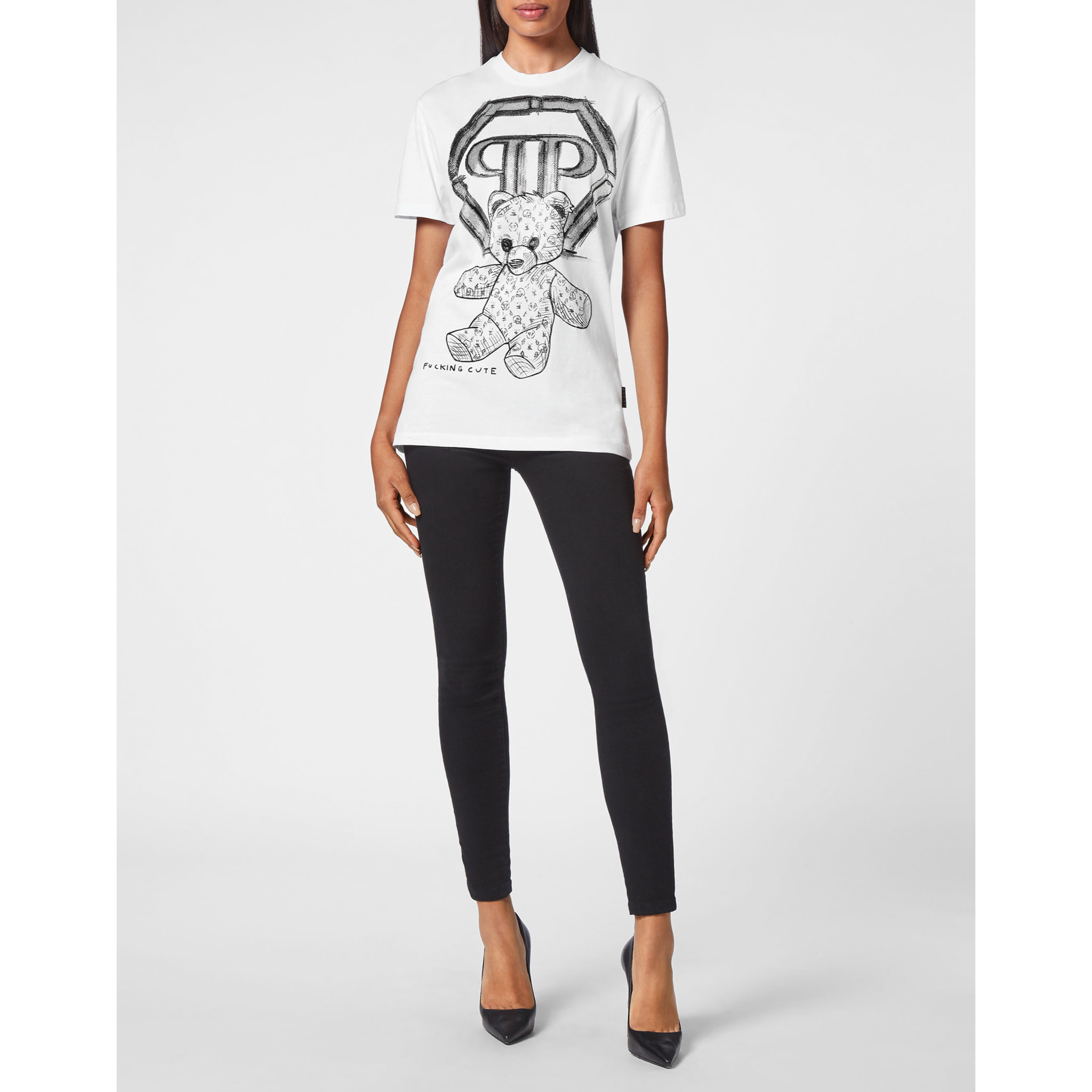 PHILIPP PLEIN T-Shirt Round Neck TEDDY