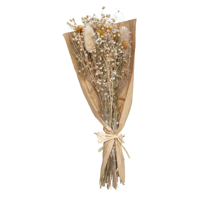 Bouquet fleurs séchées "Chardon" H48cm