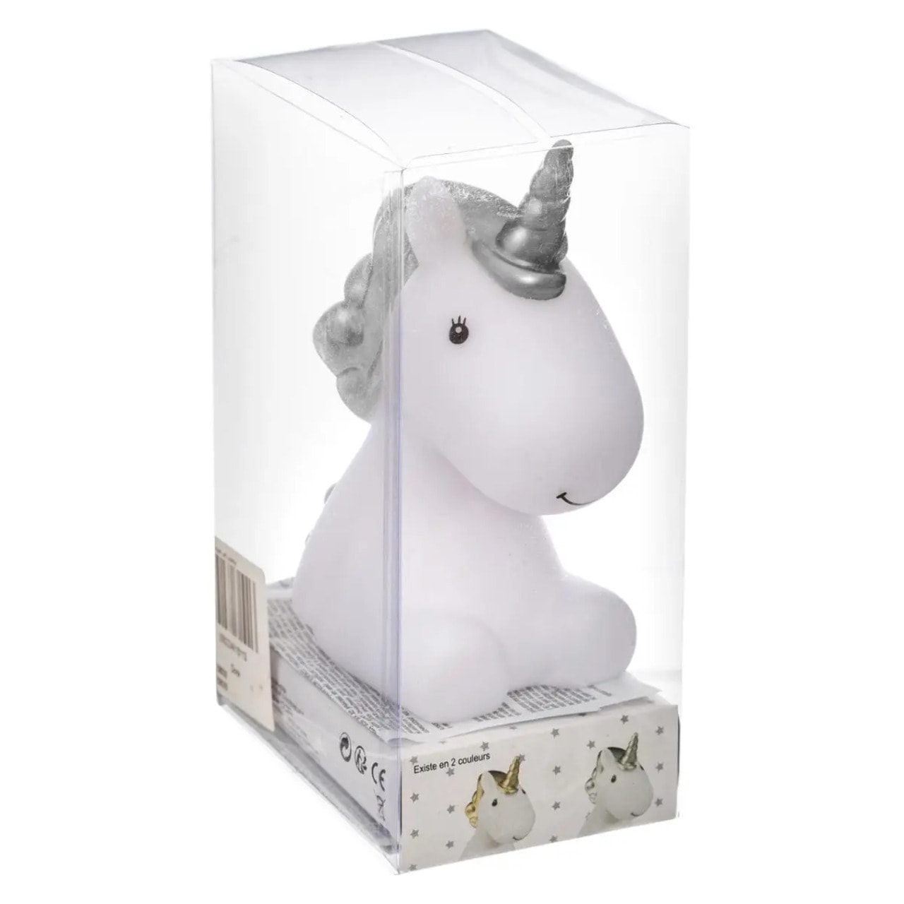 Veilleuse à pile licorne H.14cm