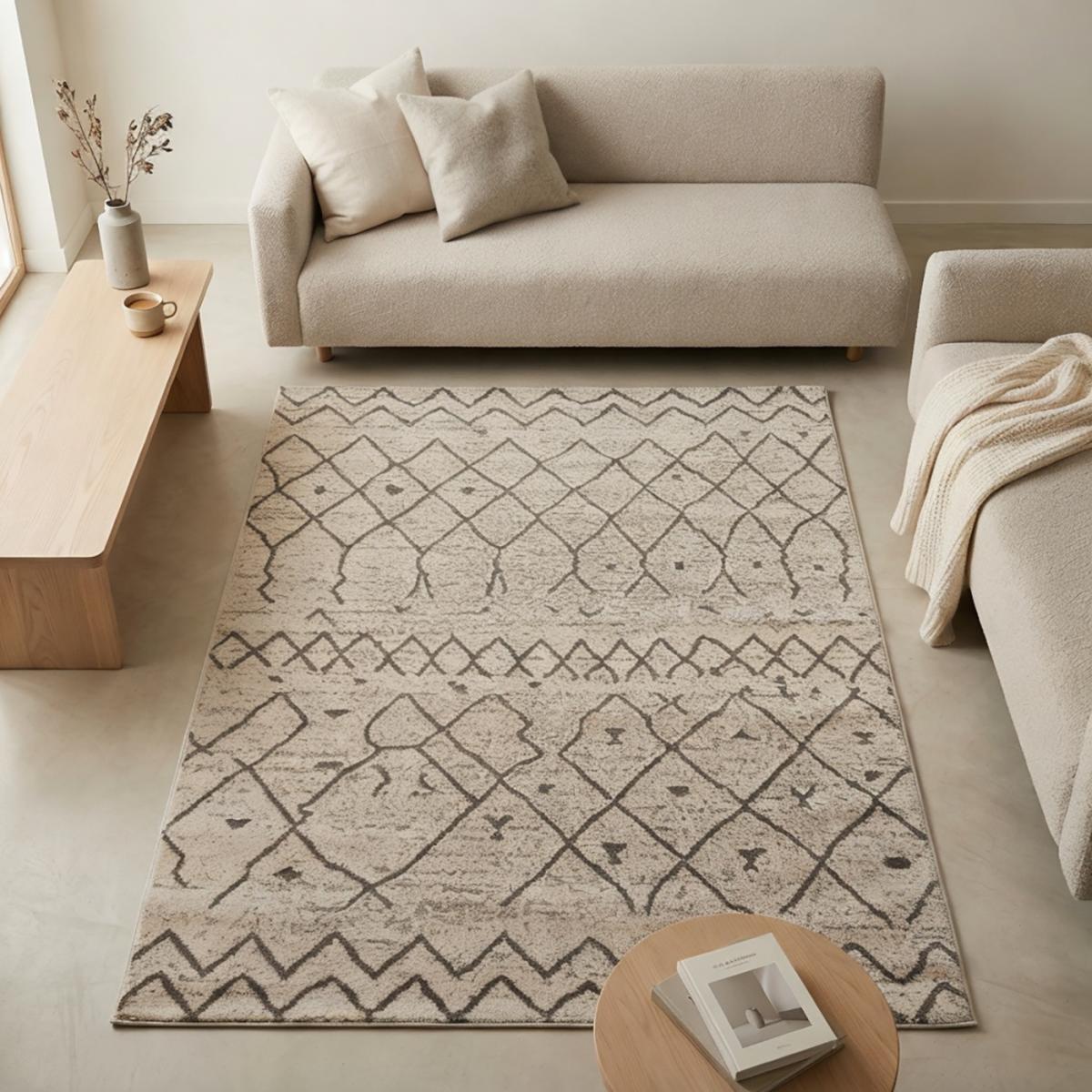 Tapis Bapo motif traditionnel Berbère