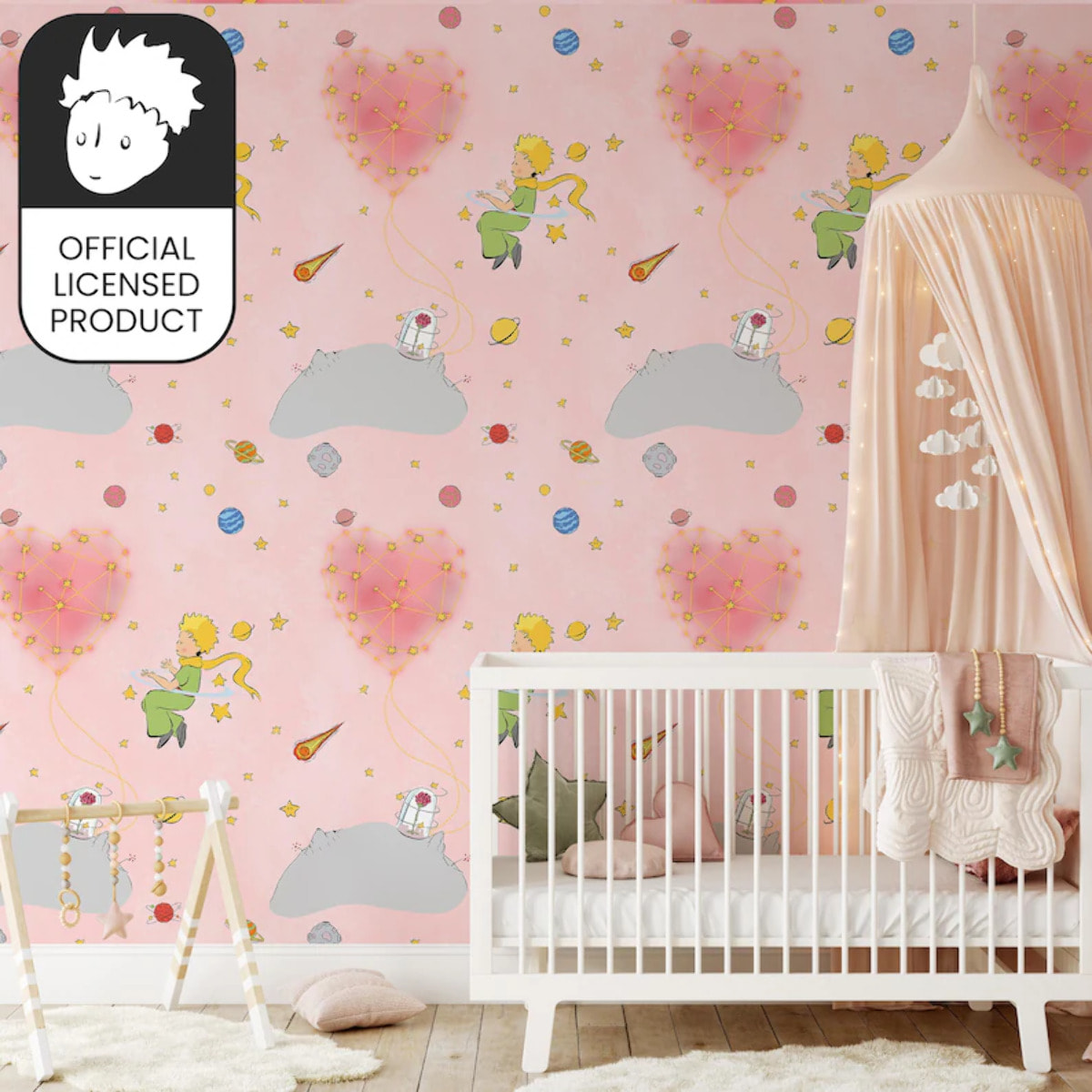 Carta da Parati Ufficiale Il Piccolo Principe Cuore Amore