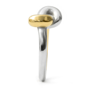 Anillo Mahter acabado oro 18k y plata
