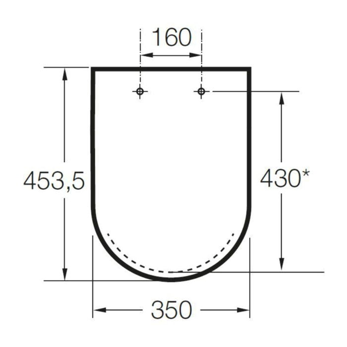 The Gap abattant WC SoftClose en Duroplast, surface antibactérienne, blanc (A80147200B)