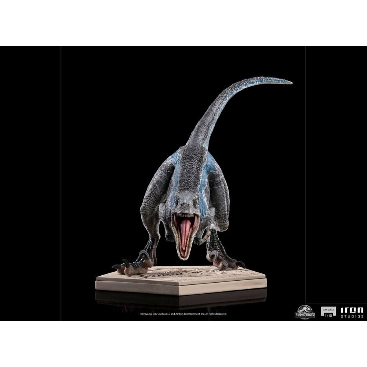 Jurassic World Fallen Kingdom Art Scale Statua 1/10 Blue 19 Cm Iron Studios