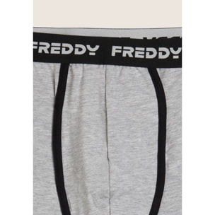 Boxer Uomo Aderenti con Elastico Jacquard e Logo