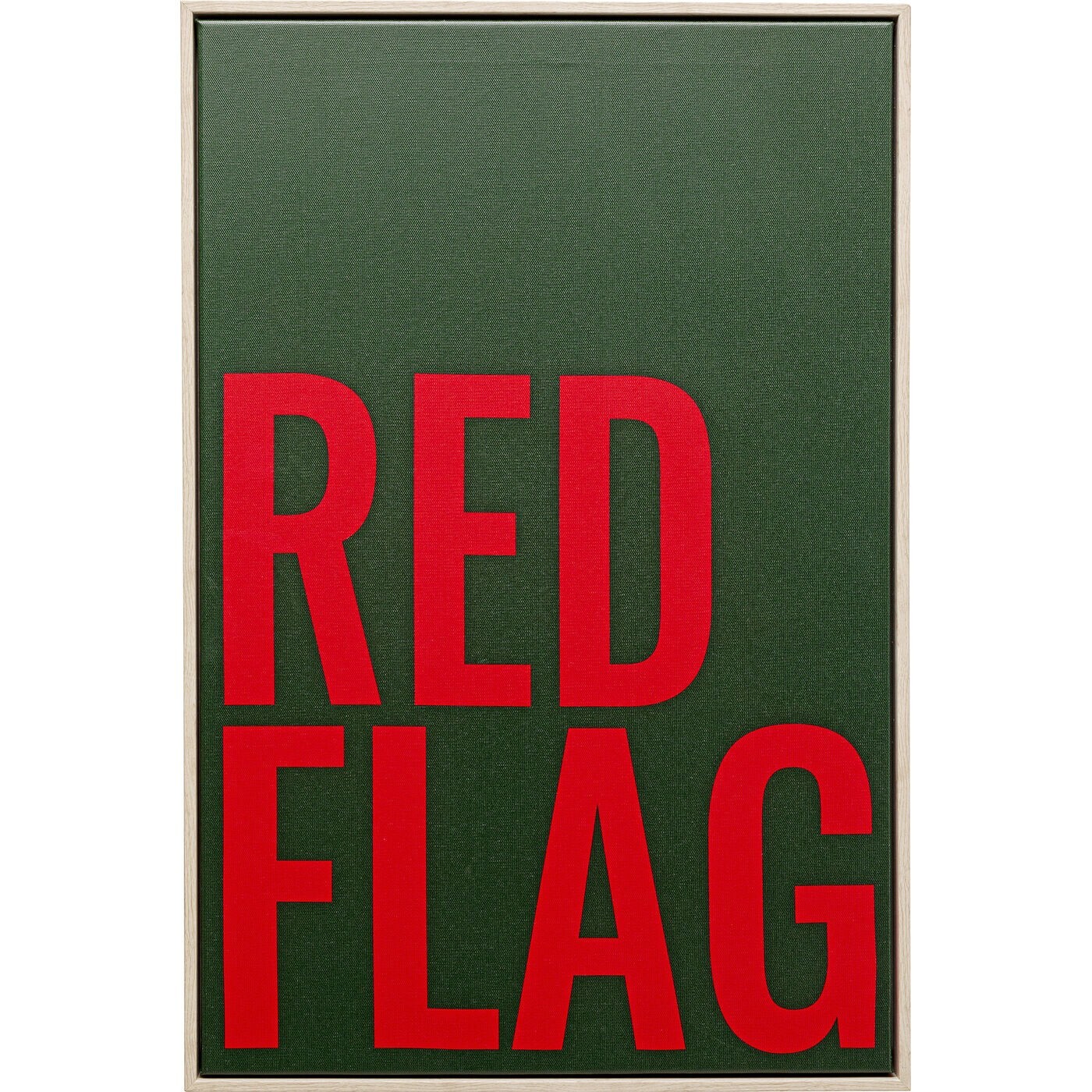 Tableau Red Flag 40x60cm Kare Design