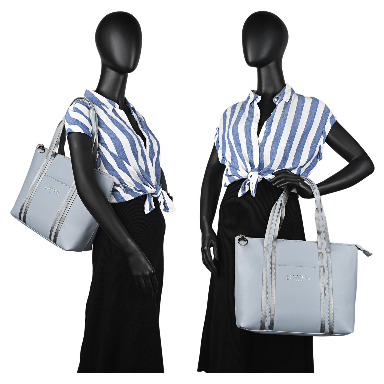 Bolso Shopper-Tote Cimarron Jenison Azul Vaquero