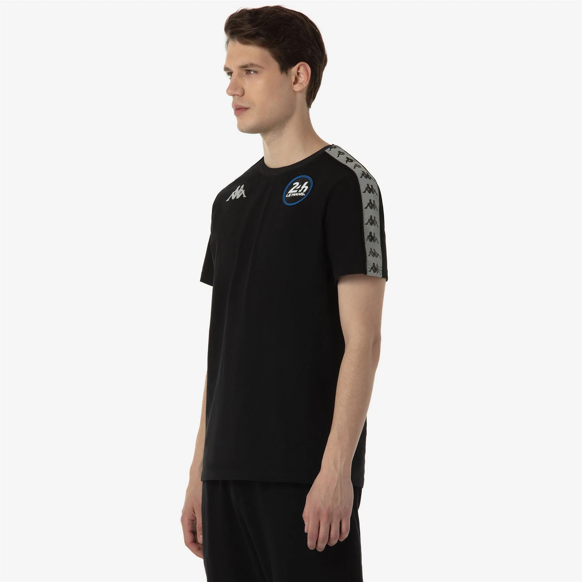 Kappa - T-Shirts & Top Uomo Nero - 222 Banda Ran 24H Le Mans