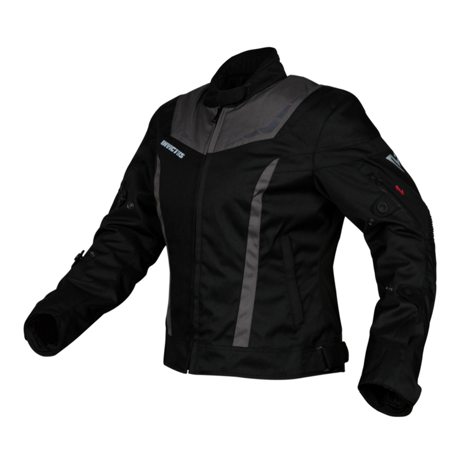 CHAQUETA DE MOTO CHICA DIANA GREY  INVICTUS