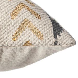 Housse de coussin "Etnik" gris 40x40cm